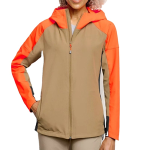 OEM impermeable última mujer chaqueta Softshell uniforme de trabajo Poly interior cálido polar cortavientos senderismo chaqueta Softshell para dama - Product Image 1