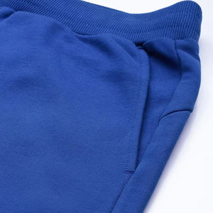 Men's Royal Blue Sweatpants <b>Elastic</b> <b>Waist</b> Casual Joggers Side Pockets Midweight Cotton Knitted Autumn Wear - Product Image 6