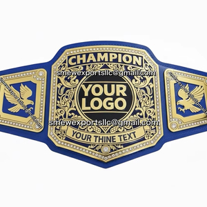 เข็มขัดแชมป์มวยและศิลปะการต่อสู้แบบผสมผสาน (MMA)  แบบสั่งทำพิเศษ  ขนาดใหญ่  สีทอง-เงิน  ผลิตจากวัสดุ PU  รักษ์โลก  สำหรับทุกเพศ - Product Image 4