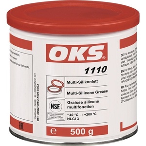 จาระบีซิลิโคนอเนกประสงค์มาตรฐาน NSF H1 ยี่ห้อ OKS รุ่น 1110 แบบใส ขนาด 500 กรัม - Product Image 1