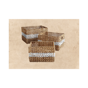 Cesta de Almacenamiento de Mimbre y Ratán, Entrega Rápida, Asas, Decoración del Hogar, Personalizable, Hecho a Mano, Arte Popular Vietnamita - Product Image 4