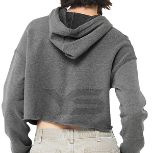 Sudadera con capucha para mujer Logo100 % algodón manga larga polar Sudadera con capucha logotipo personalizado Sudadera con capucha y sudadera para mujer - Product Image 6