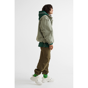 Ropa deportiva para correr con logotipo personalizado para hombre, chándal de lona de 2 piezas, traje deportivo para correr de cintura media con logotipo único - Product Image 4