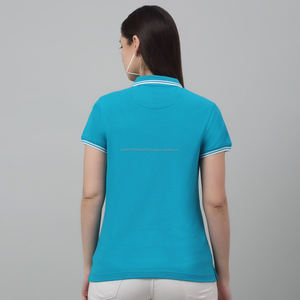 เสื้อโปโล Fit2Fight ขายส่ง ออกแบบปักลายตามสั่งสำหรับผู้หญิง เสื้อโปโลผู้หญิงคุณภาพสูง ไม่มีโลโก้ สั่งทำได้ - Product Image 2