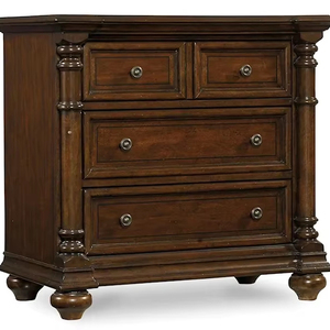 High Quality Solid Wood <b>Antique</b> Nightstand Natural Color Teak Mahogany Contemporary Bedroom Furniture Set Home Hotel Hospital - Product Image 1