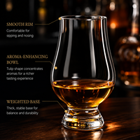 Snifterglas Brandewijn Glas 200ml Kristallen Whiskyglas met Elegante Vorm voor Bar Hotel Restaurant OEM Custom Groothandel