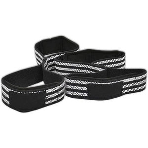 OEM logotipo personalizado látex antideslizante gimnasio muñequeras figura 8 levantamiento de pesas cuero correas de elevación al por mayor - Product Image 5