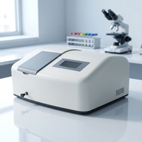 Spectromètre UV-Vis à faisceau unique BRT-5200UV, écran tactile de 4,3 pouces, interface USB pour le contrôle qualité en pharmacie et laboratoire médical