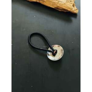 Cola de Caballo Hecha a Mano con Turquesa Kingman y Plata de Ley, Estilo Navajo - Product Image 4