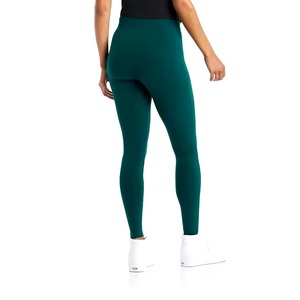 Leggings de sport taille moyenne sans couture pour femme avec motif de teinture solide - Product Image 1