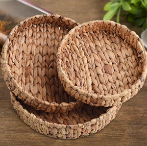 Jacinto de agua natural Bandejas para servir Cestas de almacenamiento elegantes - Product Image 6