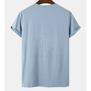 เสื้อยืดผู้ชายคุณภาพสูง เป็นมิตรกับสิ่งแวดล้อม ระบายอากาศได้ดี ดีไซน์ OEM ปรับแต่งได้ ผลิตในปากีสถาน วัสดุโพลีเอสเตอร์/คอตตอน ราคาประหยัด - Product Image 2