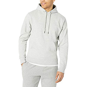 Logo personnalisé poids lourd surdimensionné unisexe blanc pull uni grande taille sweats à capuche pour hommes 2026 - Product Image 2