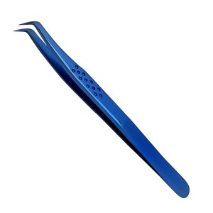 Pinces à épiler professionnelles en acier inoxydable antistatiques de précision durables de qualité supérieure avec logo personnalisé et pointe fine pour - Product Image 3