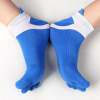 Calcetines Deportivos de Cinco Dedos para Hombre, de Spandex/Poliéster, con Diseño a Cuadros, Antibacterianos, Antideslizantes, Transpirables, de Secado Rápido y Corte Bajo
