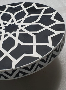 Último soporte de pastel con incrustaciones de hueso de nácar artesanía decoración del hogar Venta caliente Hotel hogar estilo fiesta pastel servir soporte por FWE - Product Image 5