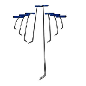 Edición Zanfora, 8 piezas, punta afilada de curva única, herramientas PDR izquierda y derecha, varillas de reparación de abolladuras sin pintura, acero inoxidable - Product Image 3