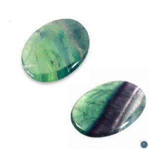 High Quality Carved Rainbow Fluorite <b>Crystal</b> polished Palm Stone Natural Quartz Energy Love Healing Stone Wholesale Available - Product Image 5