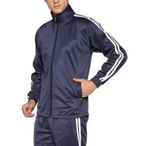 Chándal de poliéster para hombre en color sólido con logotipo personalizado de la mejor calidad y respetuoso con el medio ambiente para el invierno en MOQ bajo - Product Image 3