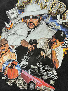 T-Shirt surdimensionné pour hommes personnalisé Vintage 250GSM 100% coton polyester lavé à l'acide poids lourd Streetwear impression numérique tricoté - Product Image 4