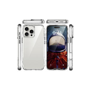 Coque en TPU fine de qualité supérieure, étui en silicone souple pour iPhone 16 Pro - Transparent, antichoc, protection par airbag - Product Image 4