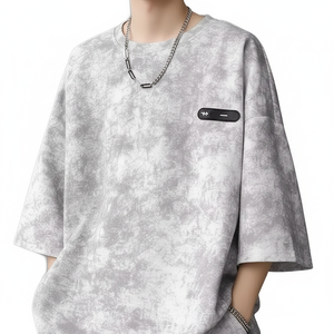 Conjuntos Deportivos de Algodón Estampados de Moda Urbana, Diseño Casual de Verano, Fabricación en Fábrica al Por Mayor, Estilo Hip Hop, Talla Grande - Product Image 6