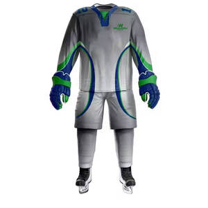 Nouveaux modèles d'uniforme de hockey sur glace de couleur personnalisée pour jeunes uniforme de hockey sur glace respirant à séchage rapide en vente en ligne - Product Image 1