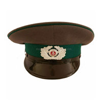 Casquette de capitaine officier multicolore de haute qualité fabriquée en laine casquettes d'officier chapeaux avec casquette d'officier réglable en tissu de qualité supérieure