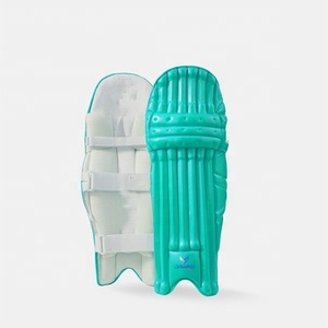 Protector de Bateo de Cricket de Primera Calidad, Fabricado con Cuero y Algodón, Diseño Liso, Color Blanco, para Jugadores Adultos - Product Image 1