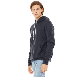 Sudadera con capucha de algodón 100% de primera calidad para hombre, ropa de calle térmica de invierno, logotipo personalizado bordado, tela de 500 gramos, MOQ bajo de alta calidad - Product Image 2