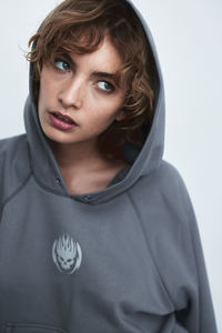 เสื้อมีฮู้ดสำหรับผู้หญิง, เสื้อสเวตเชิ้ตทรงหลวมมีฮู้ดขนาดผู้ใหญ่ออกแบบโลโก้ได้ตามต้องการ - Product Image 6