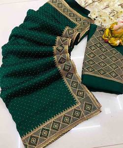 Fête indienne porter Anarkali robe Georgette broderie imprimé prix de gros vêtement ethnique fête porter Textile marché Surat ApparelGarment - Product Image 1