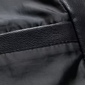 Veste en cuir chauffante à col rabattu à manches longues, vêtement tendance, coupe-vent, veste en cuir de vache pour homme, taille plus, pour adulte - Product Image 4
