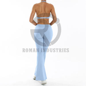 Nuevo estilo, Sujetador deportivo ligero, mallas, conjunto de Yoga para mujer, ropa de entrenamiento de gimnasio transpirable, sujetador y mallas de dos piezas - Product Image 4