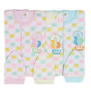 ชุดของขวัญสำหรับเด็กแรกเกิด (6 ชิ้น) - หลายสี - Product Image 2