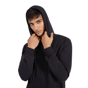 Sweat à capuche vierge de couleur noire pour hommes et femmes de haute qualité avec poche kangourou à vendre par SPORTAR INT - Product Image 2