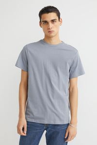 เสื้อยืดคอกลมแขนสั้นผ้าฝ้ายผู้ชาย - Product Image 2