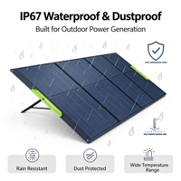 Panneau solaire mono haute efficacité 200W, étanche IP67, DC1500V, MC4 vers XT60 Anderson pour camping-car, marine, hors réseau