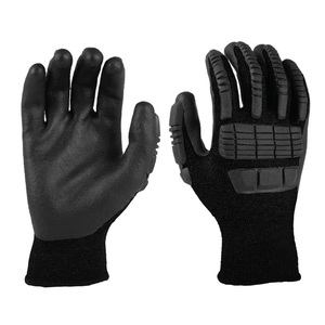 Guantes DE SEGURIDAD antiaceite mecánicos industriales recubiertos de nitrito de punto de nailon personalizados precio de fábrica - Product Image 5