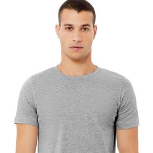 Camiseta ligera con cuello redondo para hombre, 100% algodón, liso, teñido, manga corta, ajuste Regular, cómodo, tejido, informal, Atuendo para todos los días - Product Image 4