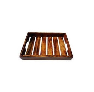 Hot Selling Handmade Acacia Wooden Oval Serving <b>Tray</b> Clear For Home Decor <b>Kitchen</b> Use and Restaurant Use Product - Product Image 1
