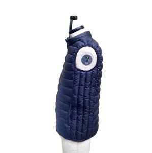 2026 Men Puffer <b>Vest</b> Sleeveless Winter Warm Lightweight Canvas Waterproof Quilted Jacket Casual Streetwear Custom Logo OEM - Product Image 3