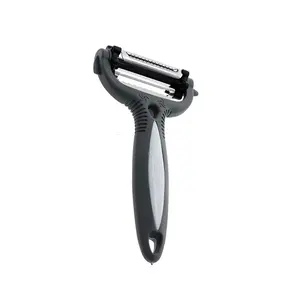 Éplucheur et râpeur 3-en-1 Myrva, lame en acier inoxydable, manche en plastique, outil de cuisine manuel pour fruits et légumes - Product Image 6