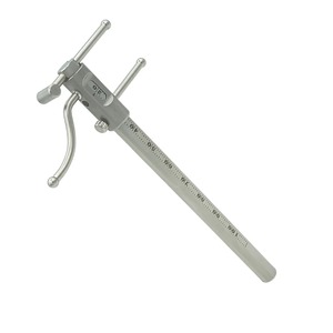 Castroviejo Eyelid Calipers Surgical Instrument OphthalmicSteel Self-locking Castroviejo Caliper Ophthalmic Eyelid Ruler - Product Image 2