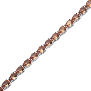 Pulsera DE TENIS sultanita de pera de 5mm, joyería fina de Plata de Ley 925 para mujer, venta al por mayor, Turco hecho a mano - Product Image 3