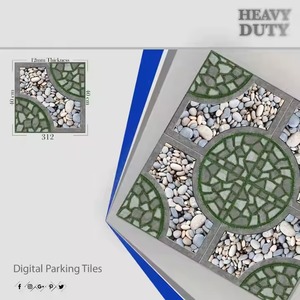 Azulejos de estacionamiento digital de porcelana resistente para exteriores a bajo precio 400x400mm 40x40cm 16x16 pulgadas Opciones de cerámica - Product Image 5