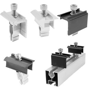 Corigy Material de montaje solar <span class=keywords><strong>Schletter</strong></span> Abrazadera de extremo de sujeción solar Abrazadera de extremo de estantería rápida Abrazadera media - Product Image 2