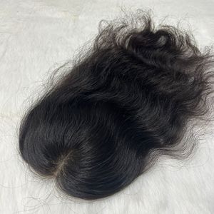 ท็อปเปอร์ผมแท้จากอินเดีย 100%  แบบไม่ผ่านกระบวนการ  จัดเรียงเกล็ดผม  คุณภาพพรีเมียม  ความหนาแน่น 150% - Product Image 5