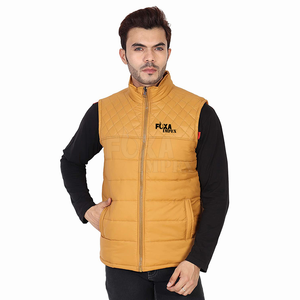 Chaleco Acolchado de Invierno para Hombre 2026, de Lona de Algodón Premium, con Cuello Alto y Decoración Bordada, para Uso Diario y al Aire Libre - Product Image 3