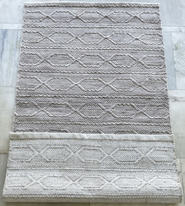 Tapis intérieur/extérieur en polyester fait à la main de style nordique simple moderne Couleurs de la terre naturelle Prix d'usine direct pour la maison et l'hôtel - Product Image 1